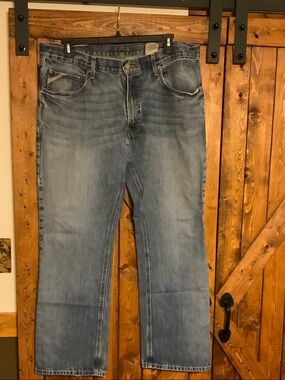 Ariat Men's Light Blue Relaxed Straight Jeans